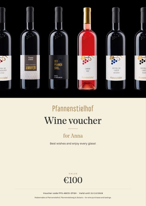 Wine voucher – Our wines